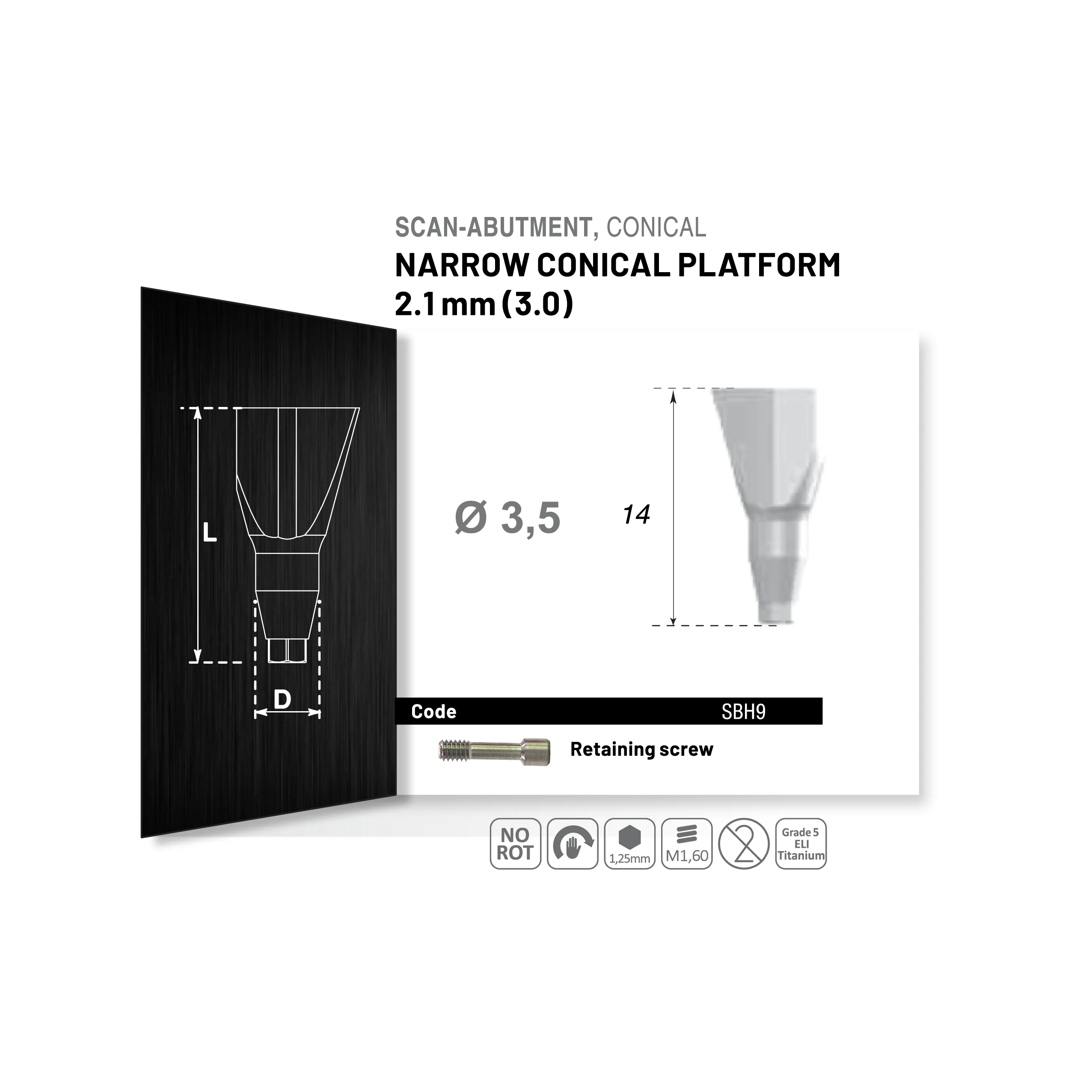 Conical DLC drill detail 3