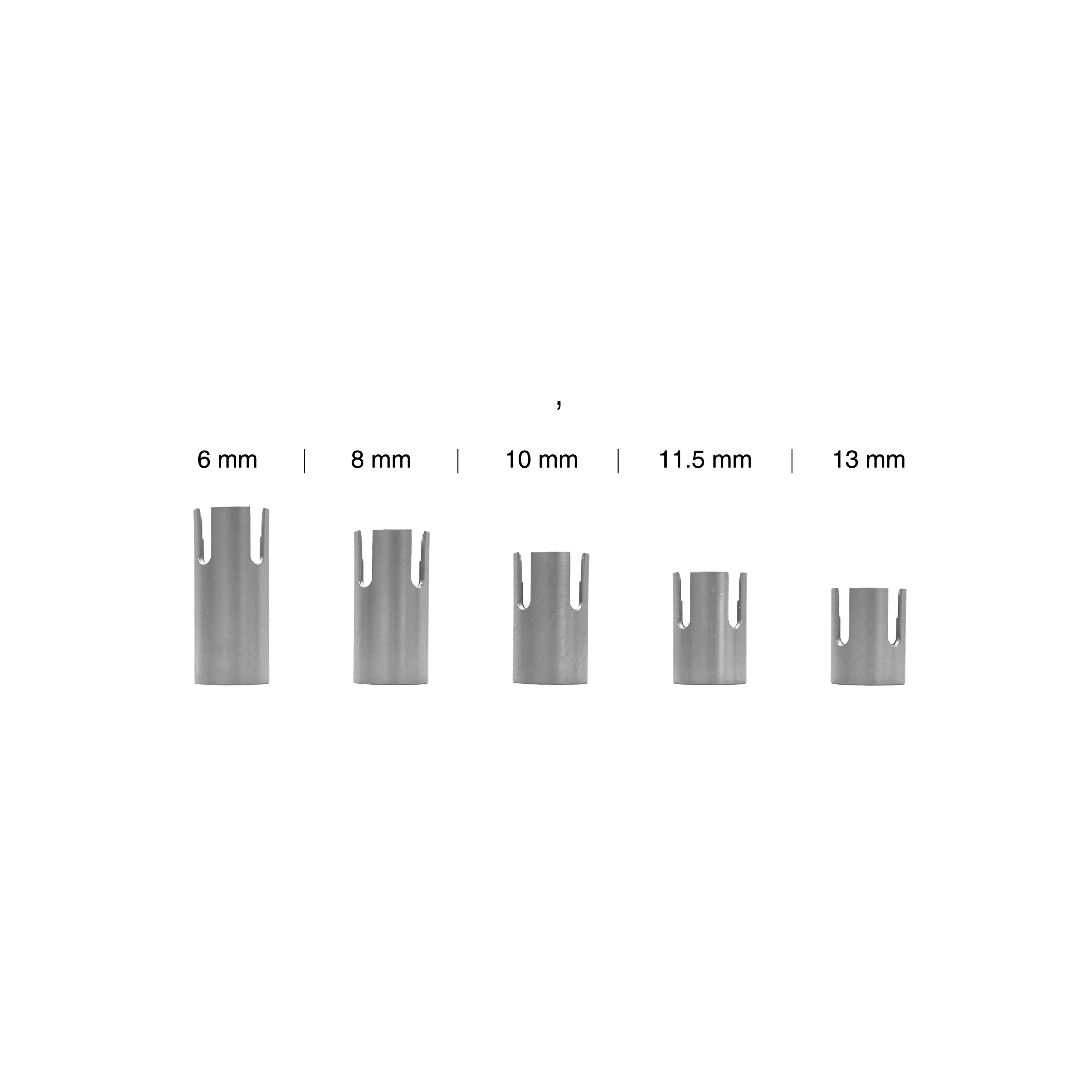 Stoppers for TCA drills, 6mm to 13mm