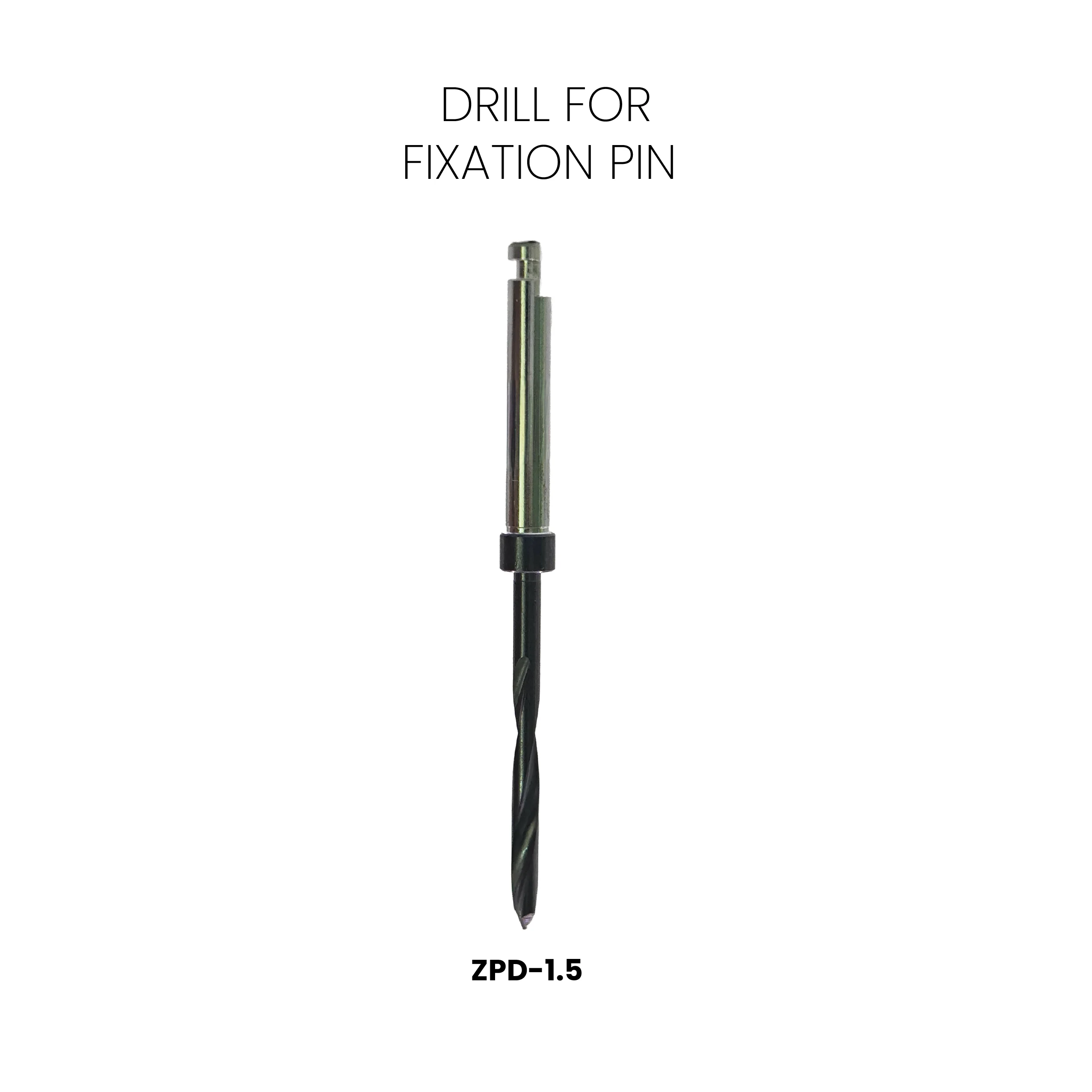 Drill for fixation pin ZPD-1.5